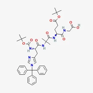 Boc-L-His(Trt)-Aib-L-Glu(OtBu)-Gly-OH